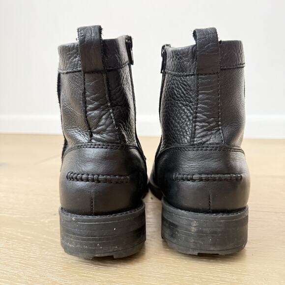 Florsheim Trektion Waterproof Black Leather Side Zip Boots 18608-001 Mens Sz 11W - Picture 4 of 8